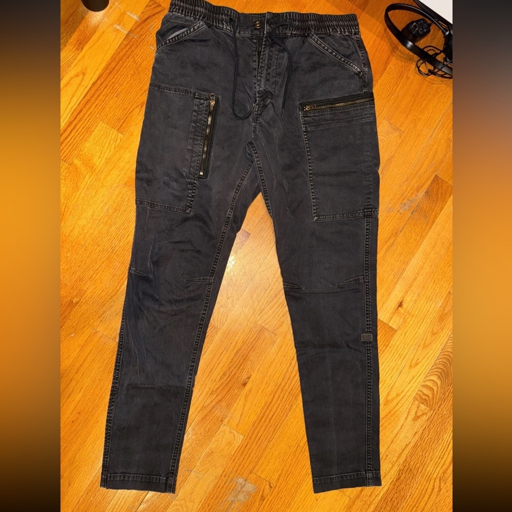 Mens G-Star Raw Jeans Powel Slim Trainer Cargo Style Size 32 Length 34
